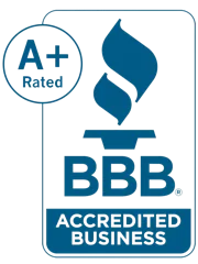 BBB Accredited Business, A+ rated